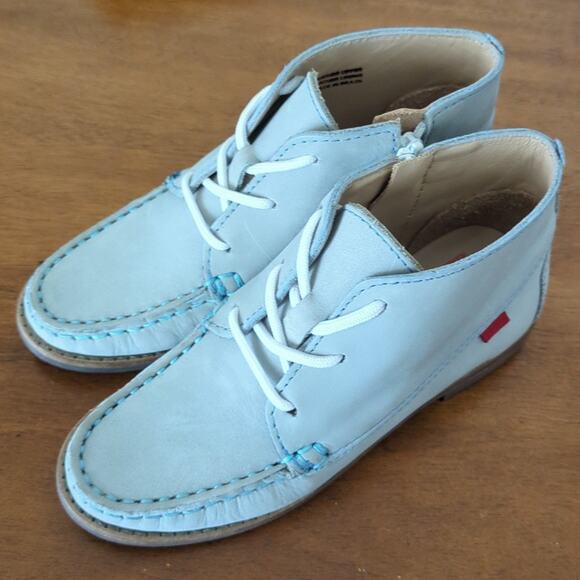 Marc Joseph New York Boys-Kids Leather Chukka Ankle Boot blue size 11 New NT - Picture 3 of 8